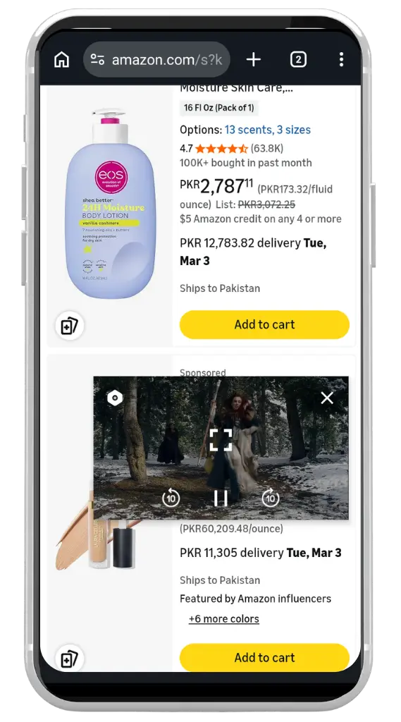 Transmisión de TV en vivo Imagen en imagen (PiP)