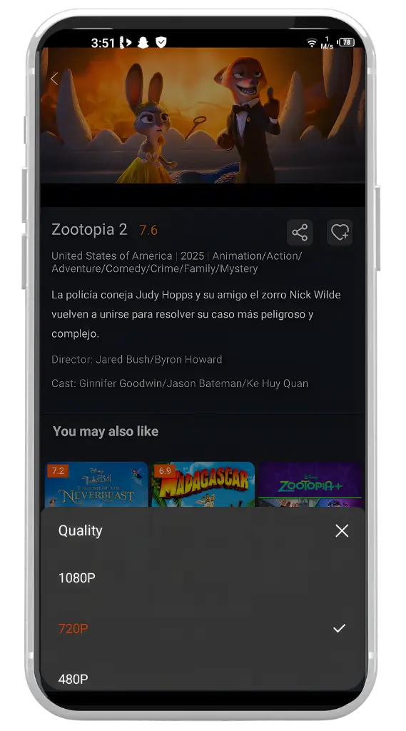 Transmisión de TV en vivo Transmisión en calidad HD y 4K
