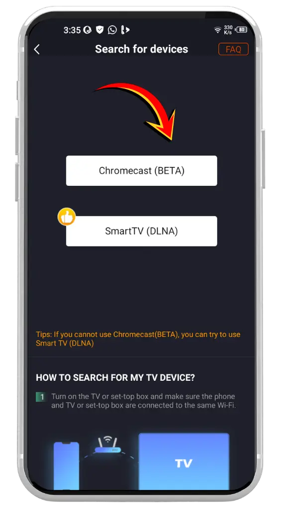 Transmisión de TV en vivo Chromecast
